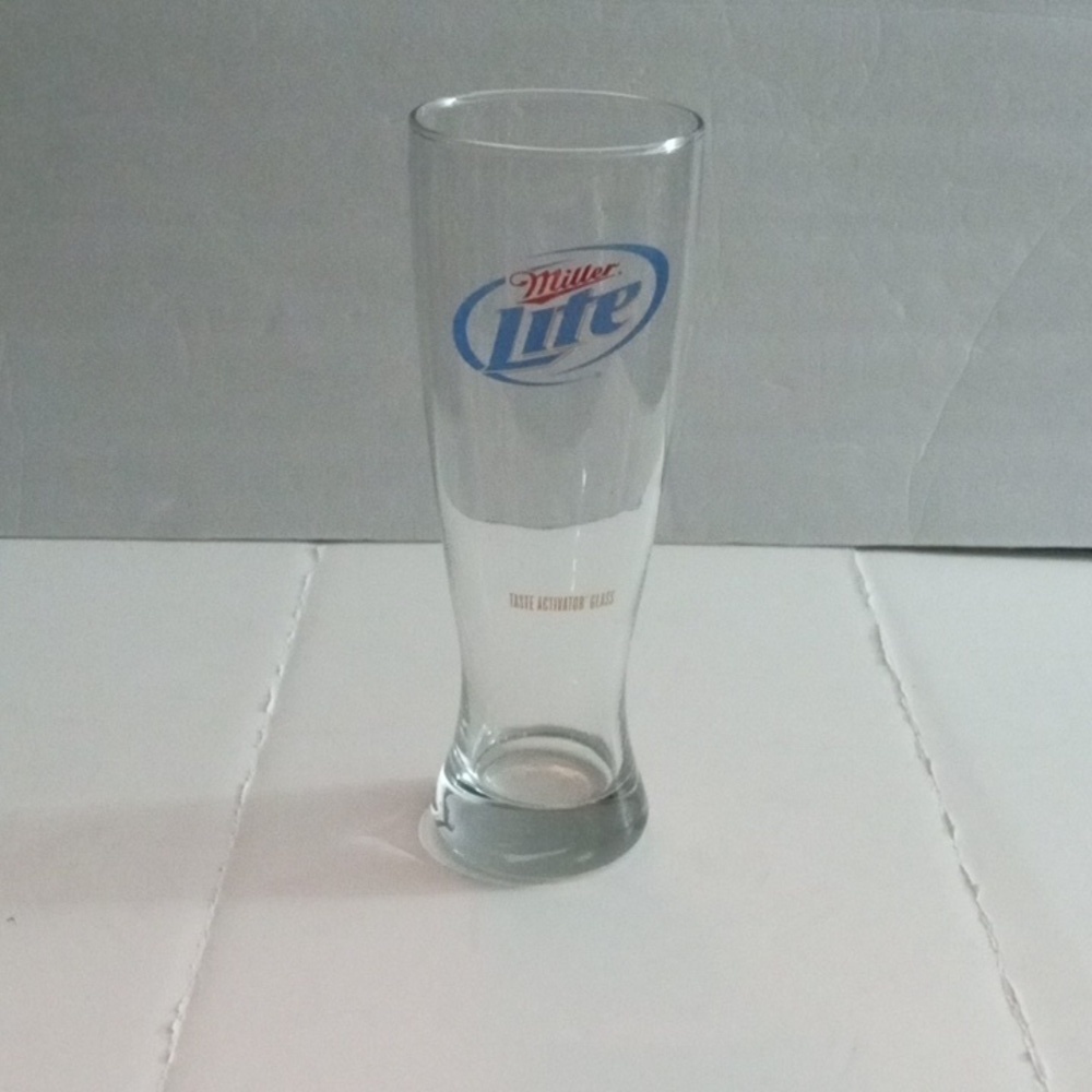 Miller Lite Tall Beer Glass